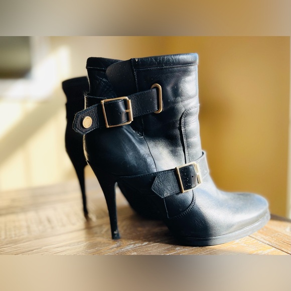 Kurt Greiger buckle London leather ankle boot sz 8 US - Picture 4 of 14